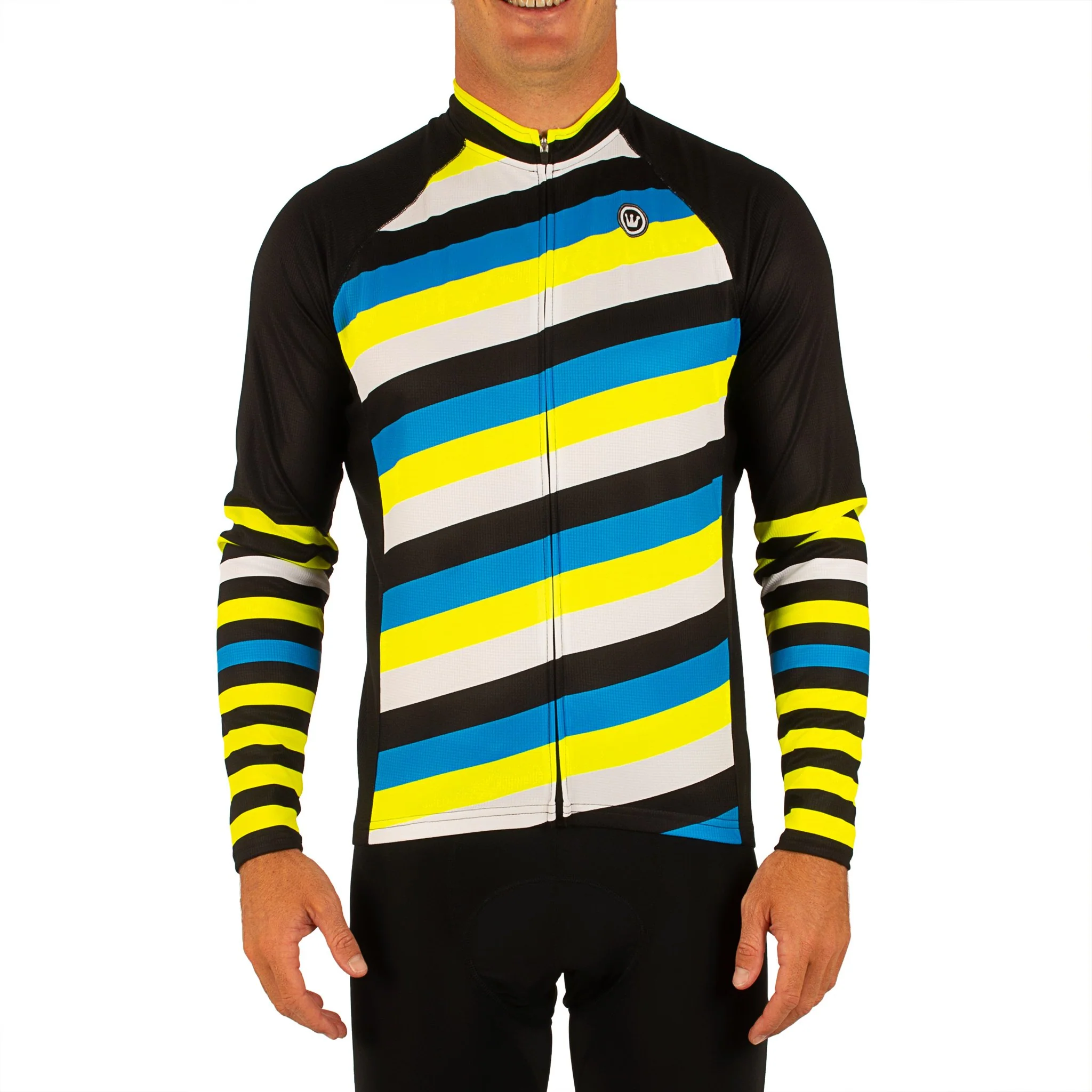 Men's MultiStripe Aero Long Sleeve Jersey