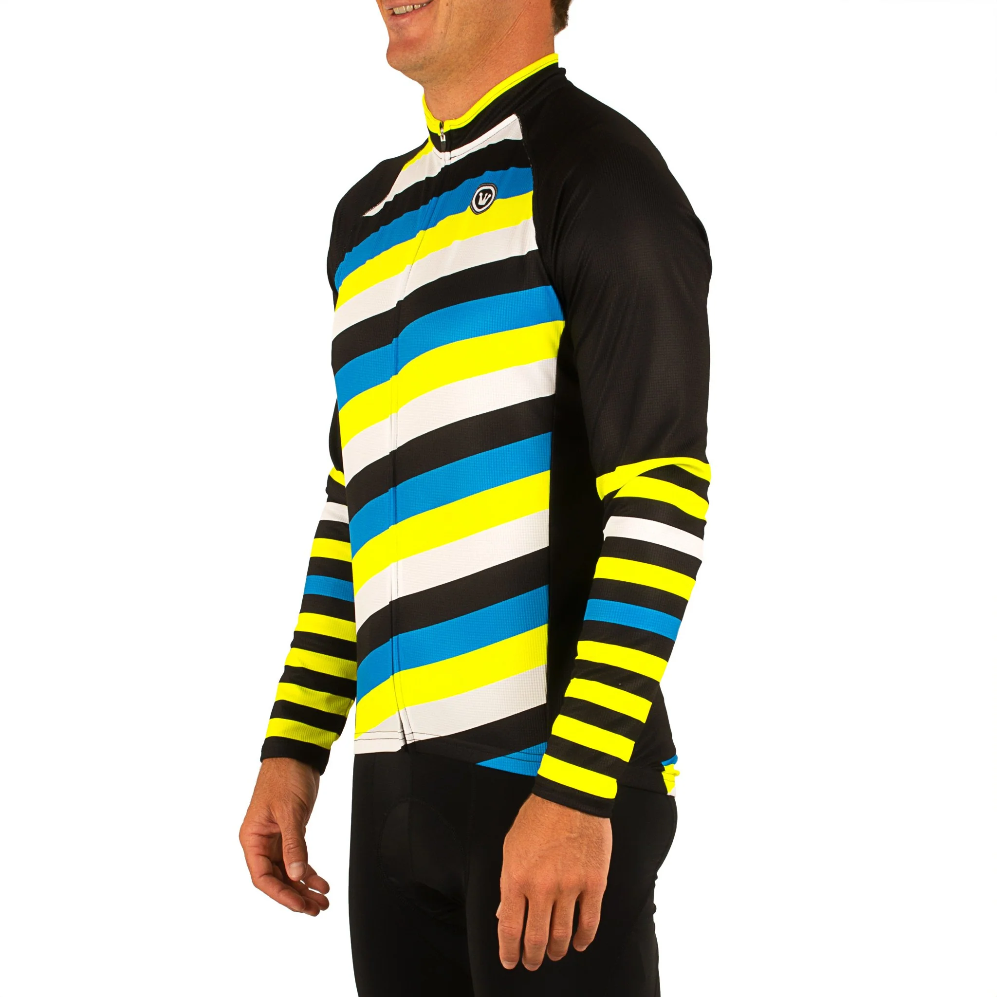 Men's MultiStripe Aero Long Sleeve Jersey - Image 3