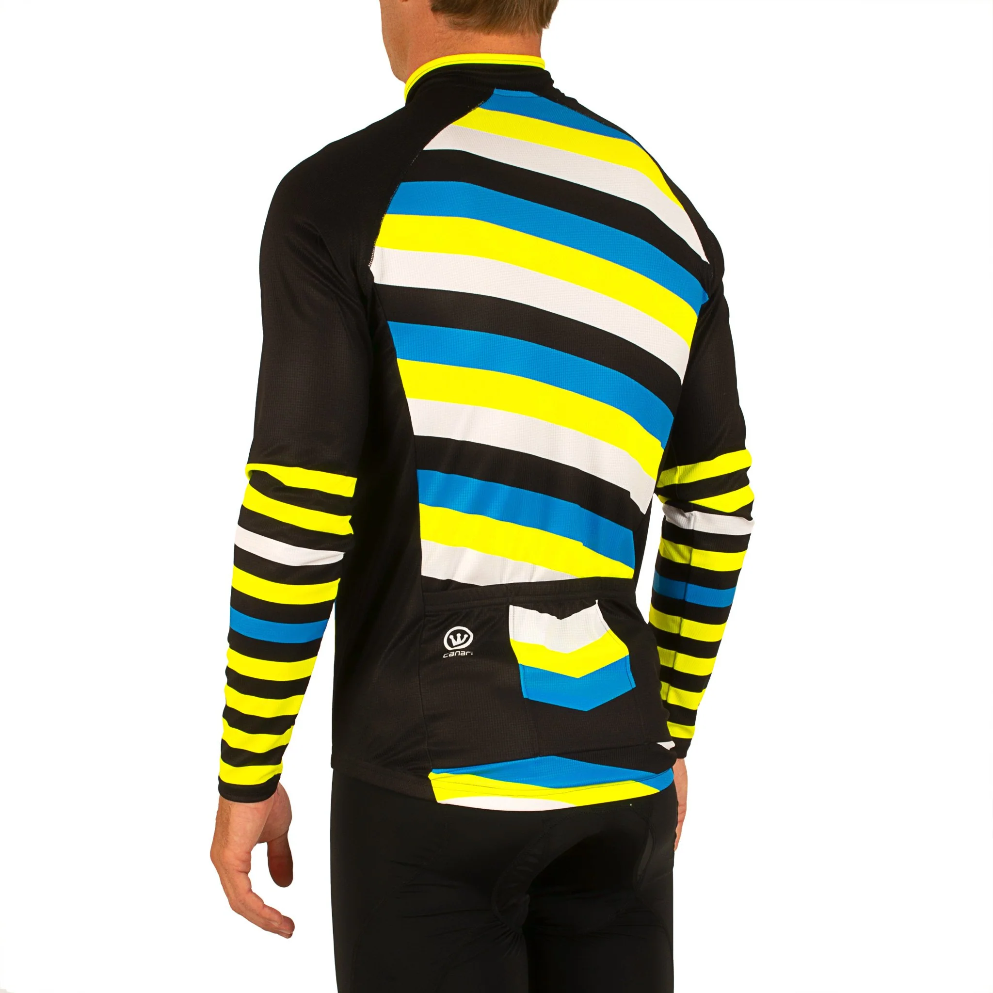 Men's MultiStripe Aero Long Sleeve Jersey - Image 4
