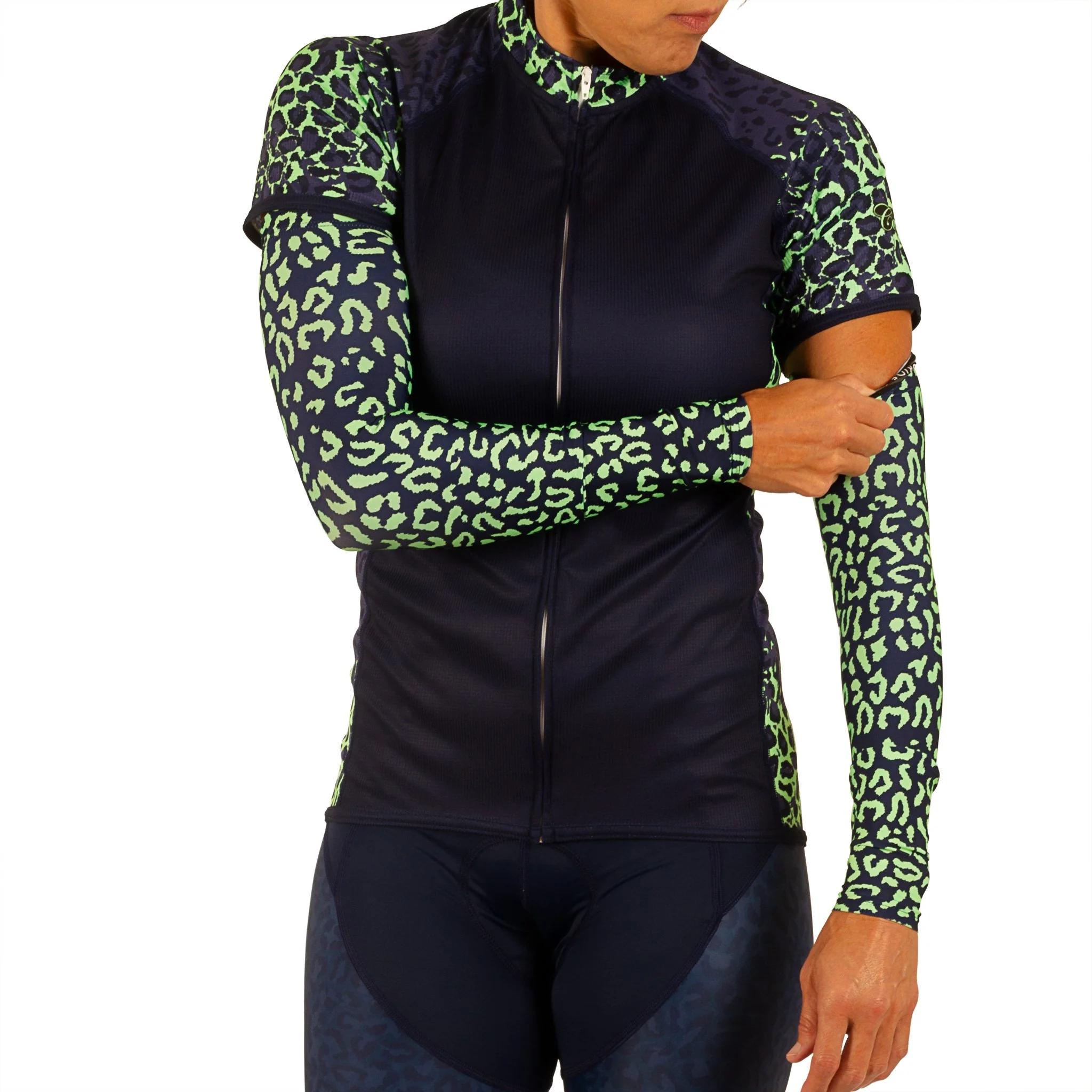 Women's Leopard UPF Arm Sleeve Protection